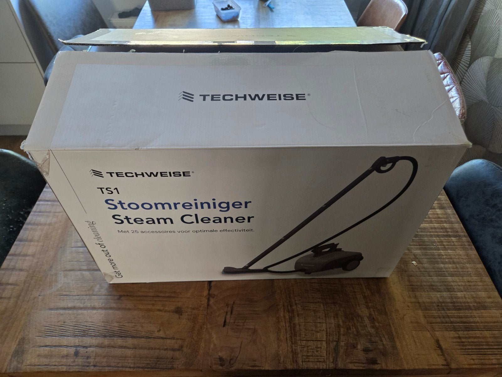 Techweise Stoomreiniger TS1 - Slechts 1x gebruikt!, Ophalen of Verzenden, Zo goed als nieuw