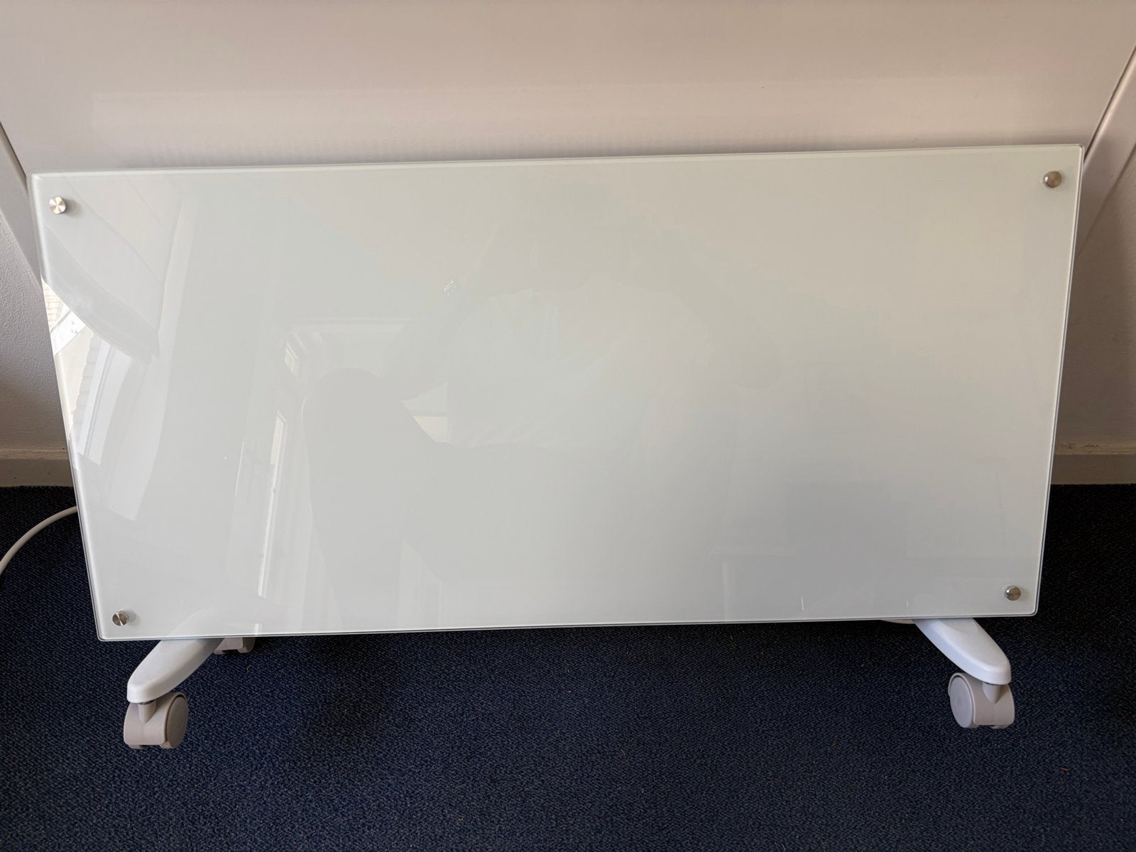 Klarstein Elektrische Convectorkachel 2000W - Wit, 30 tot 80 cm, Kachel, Ophalen of Verzenden, Zo goed als nieuw
