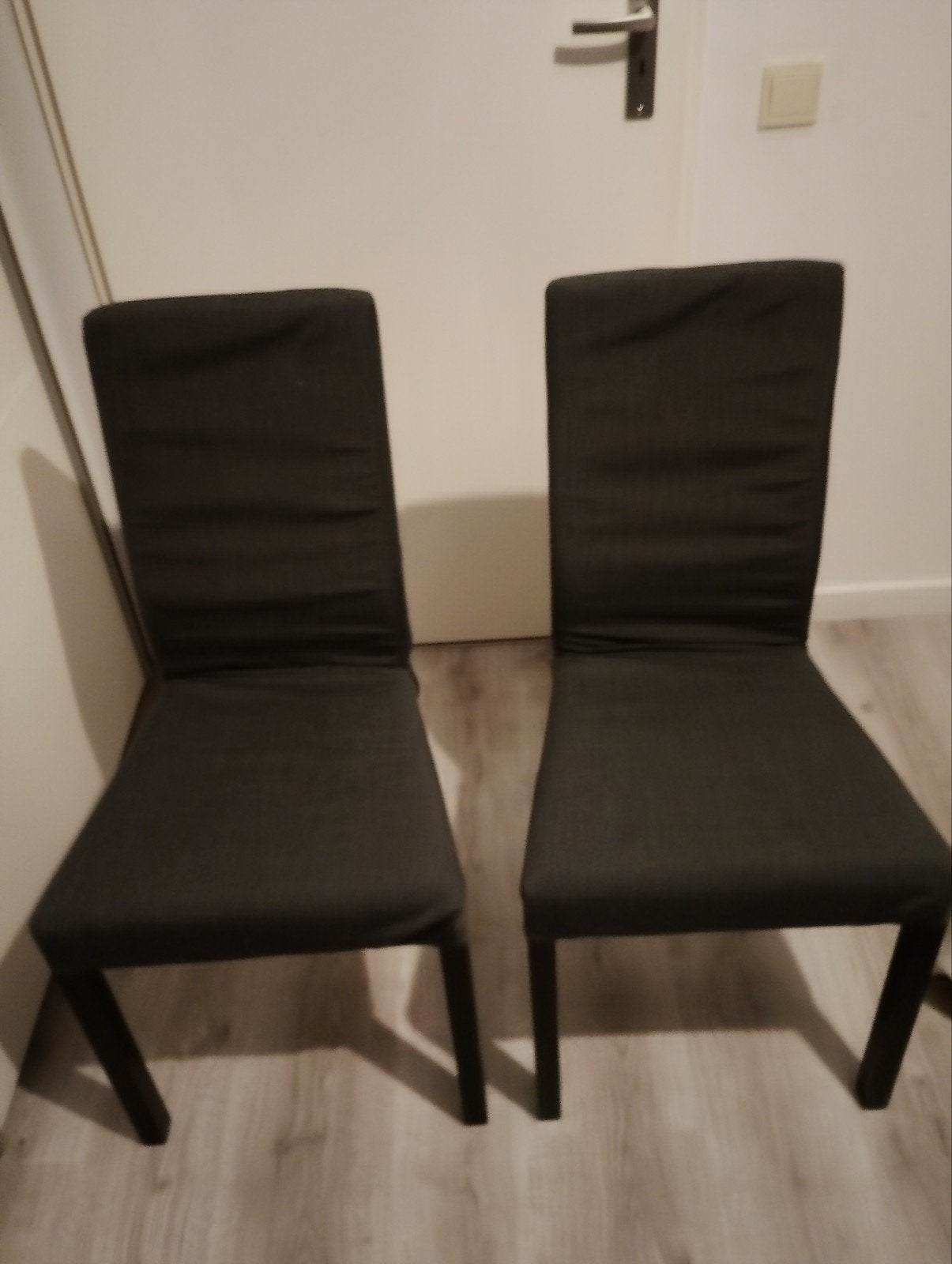 ikea stoelen, Ophalen, Zo goed als nieuw, Zwart, Twee
