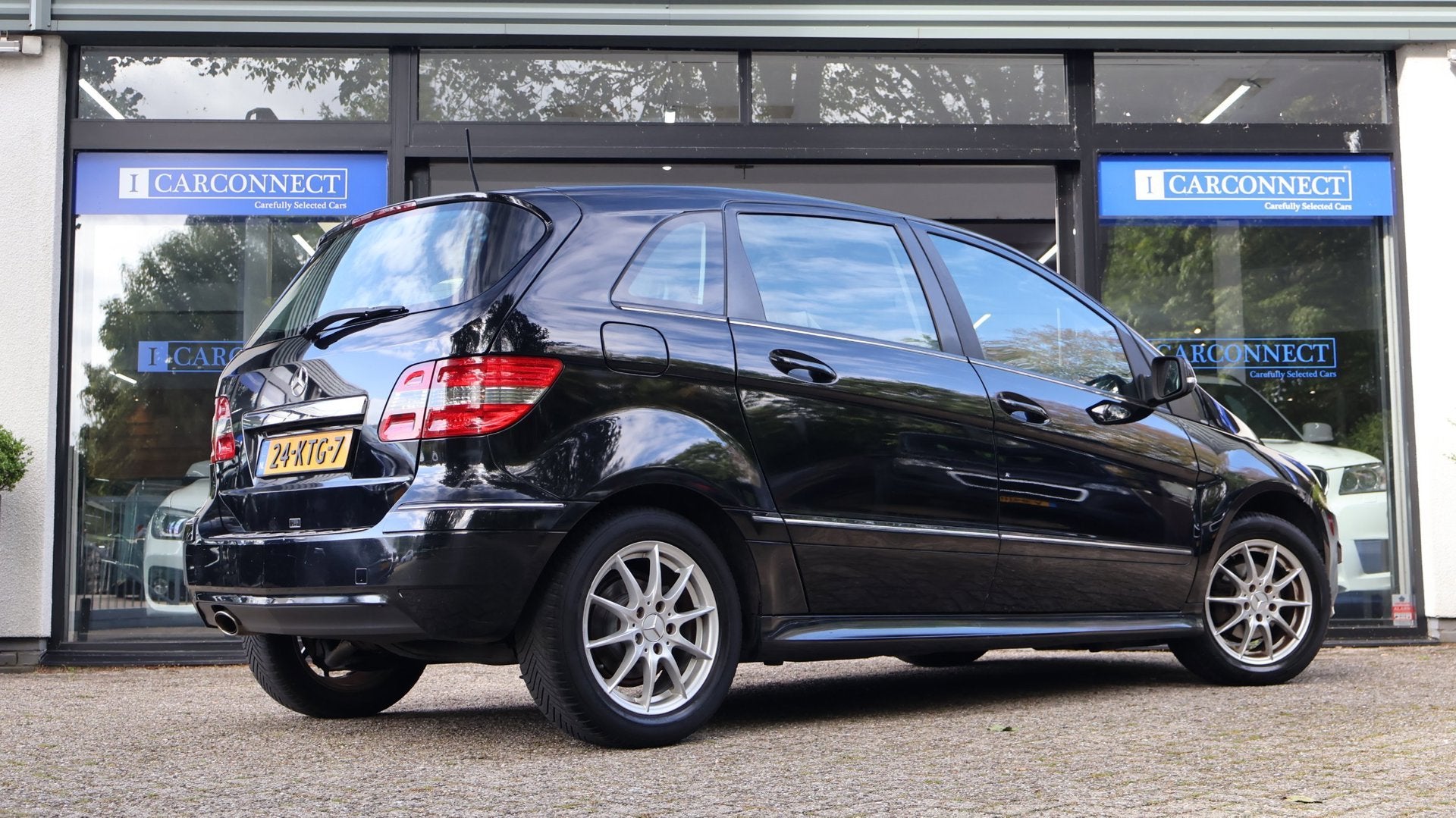 Mercedes-Benz B-klasse 160|Airco|Cruise|Lmv|LPG!|Nieuwe apk, Auto's, Stof, Zwart, Zwart, Bedrijf