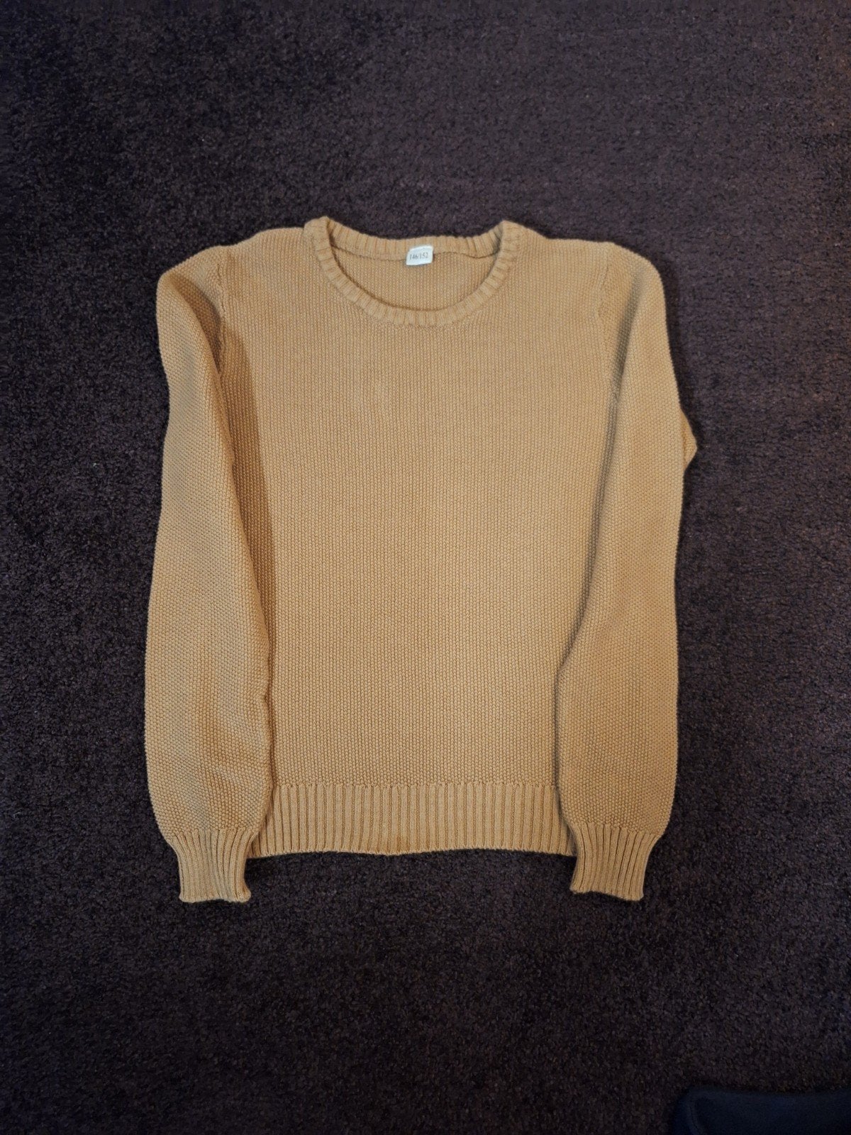 Mooie beige trui, maat 146/152, Kinderen en Baby's, Ophalen of Verzenden, Zo goed als nieuw, Meisje, Trui of Vest