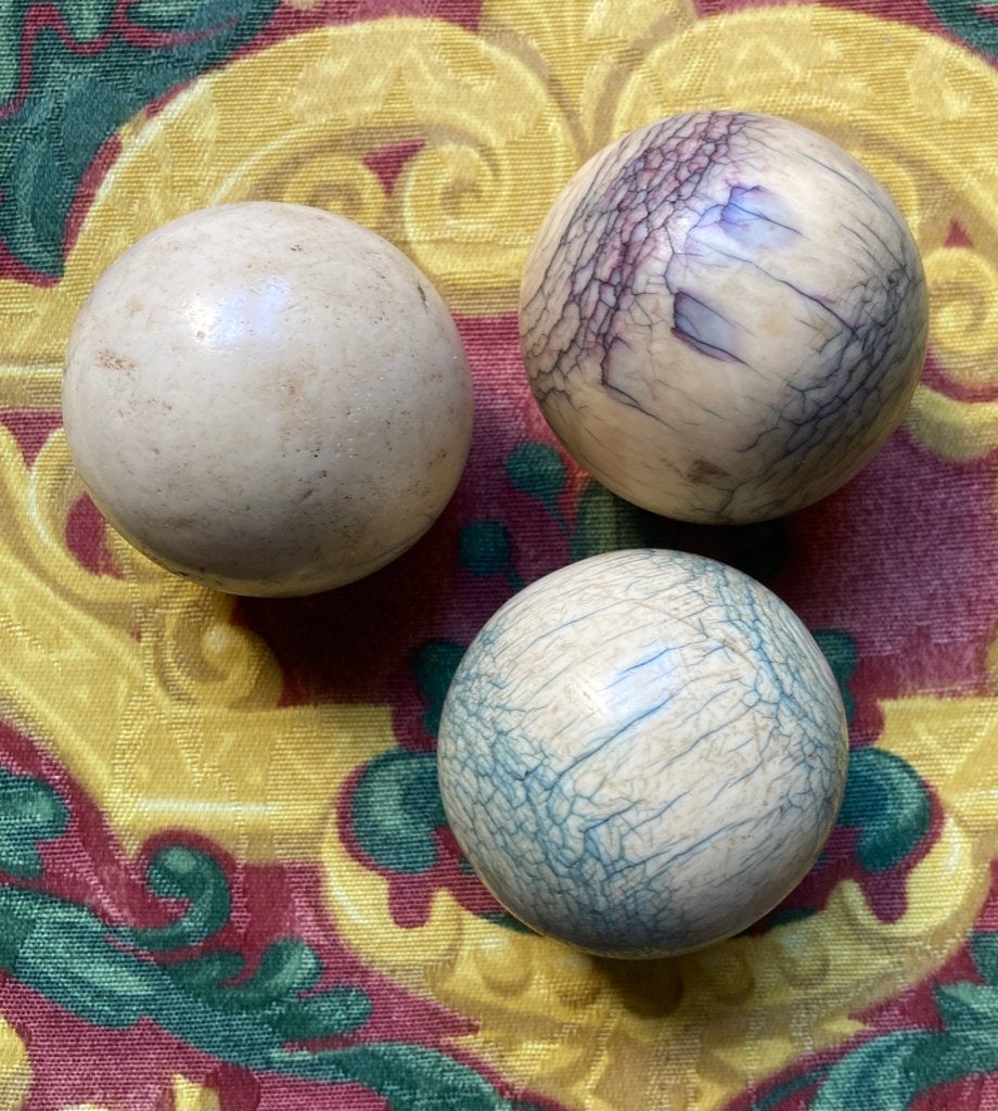 3 biljartballen, Ophalen of Verzenden, Gebruikt, Keu of Ballen