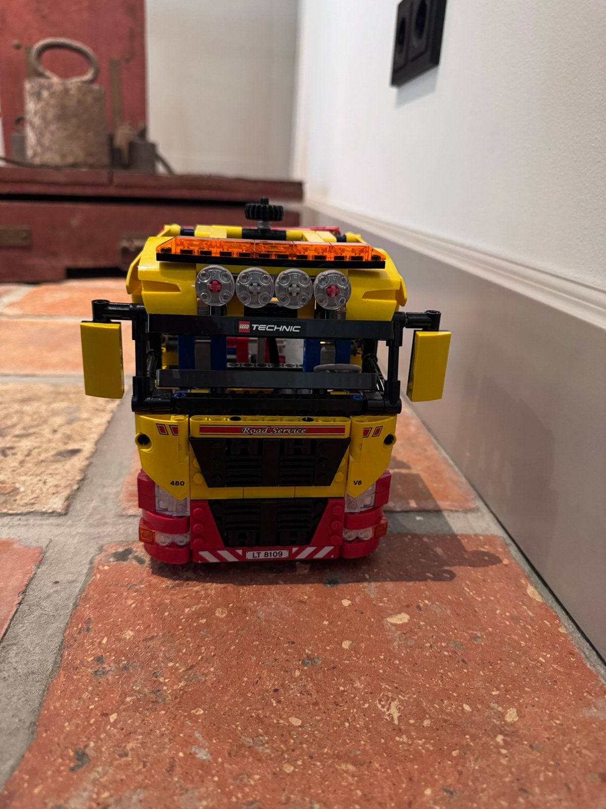 Lego 8109 Technic Sleepwagen - Zo goed als nieuw, Ophalen of Verzenden, Zo goed als nieuw, Overige merken
