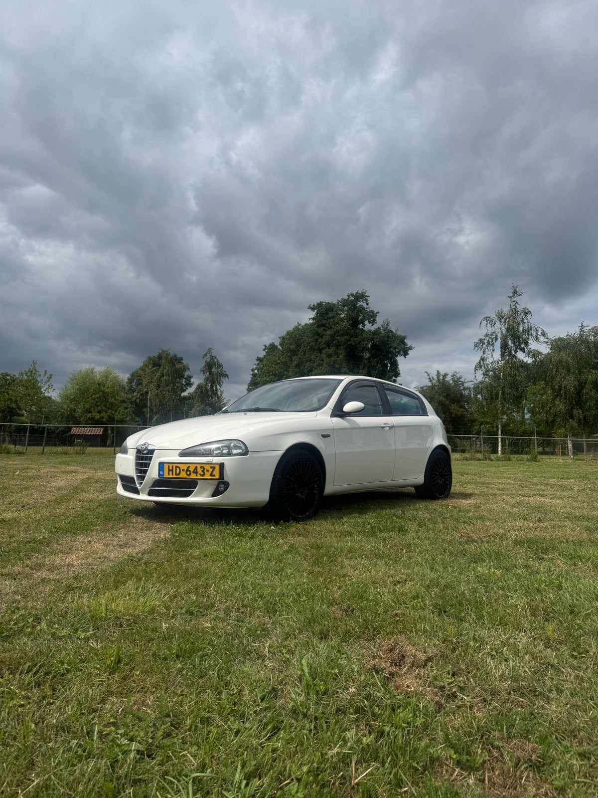 Alfa Romeo 147 1.6 T.spark 16V 77KW 5DR 2008 Wit, Beige, 4 cilinders, Wit, Leder