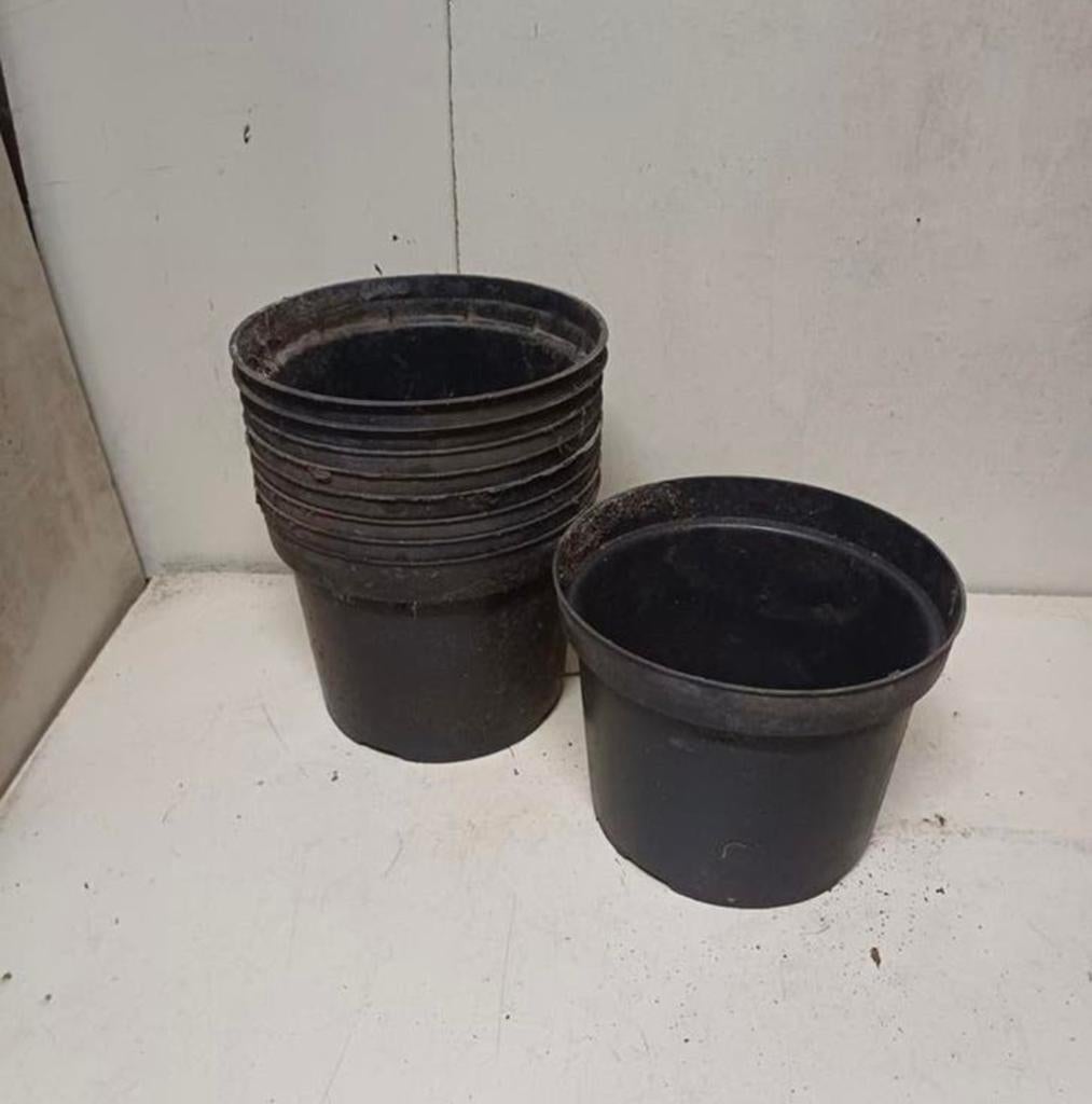Kweekpotten plantenpotten bloempotten 5 liter, Kunststof, Gebruikt, Rond, Ophalen of Verzenden