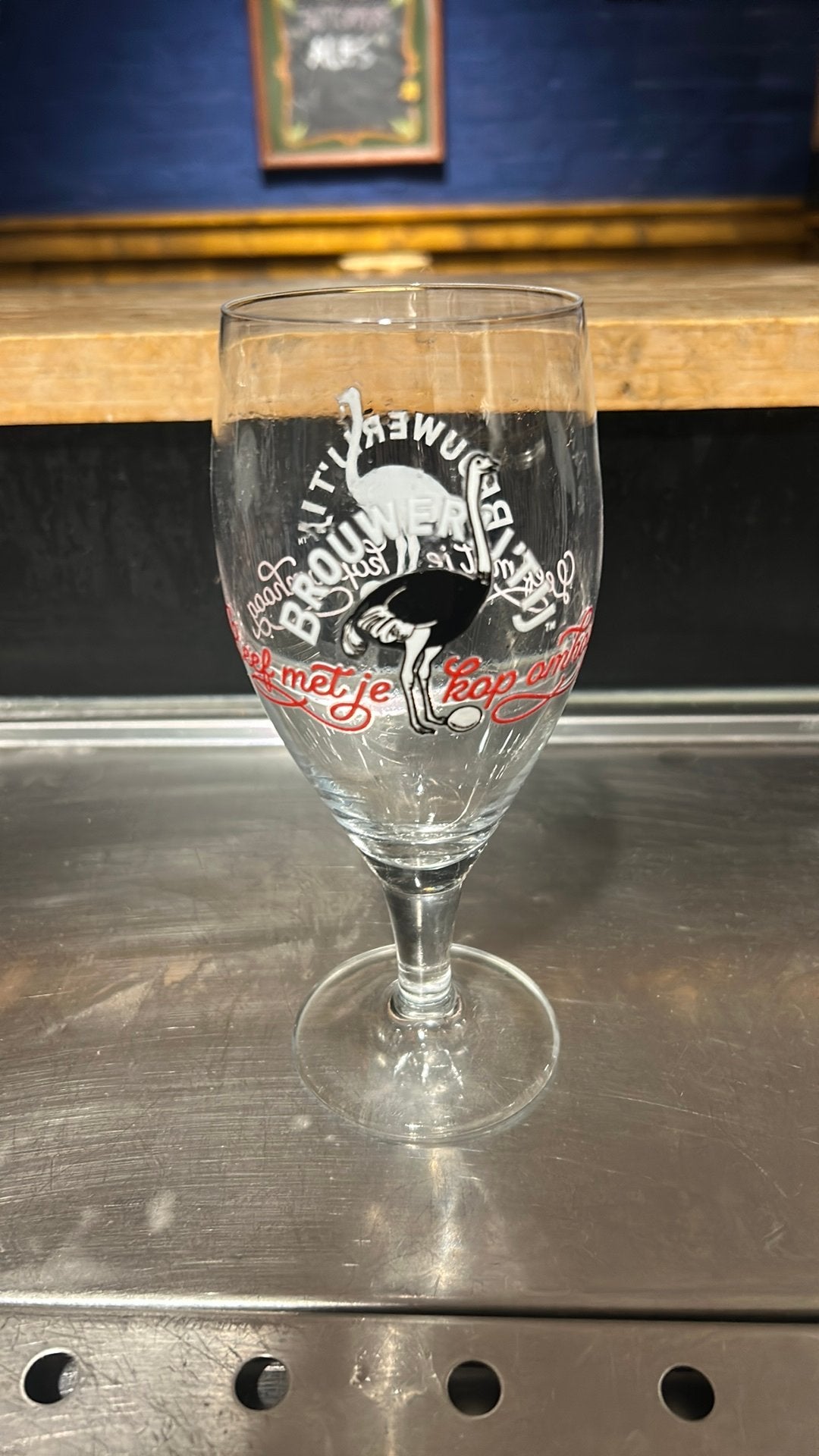 Brouwerij ‘t IJ bierglazen, Ophalen, Zo goed als nieuw, Glas of Glazen, Overige merken