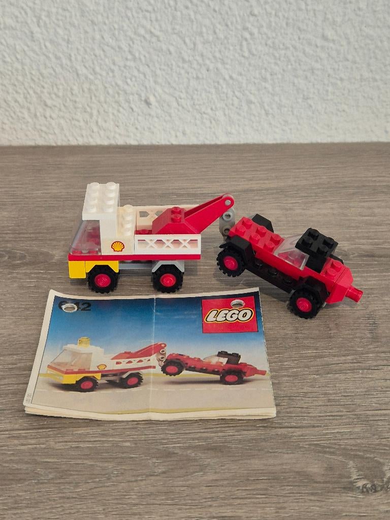 Lego: Takelwagen met Auto (set 642), Gebruikt, Overige thema's, Lego, Ophalen of Verzenden