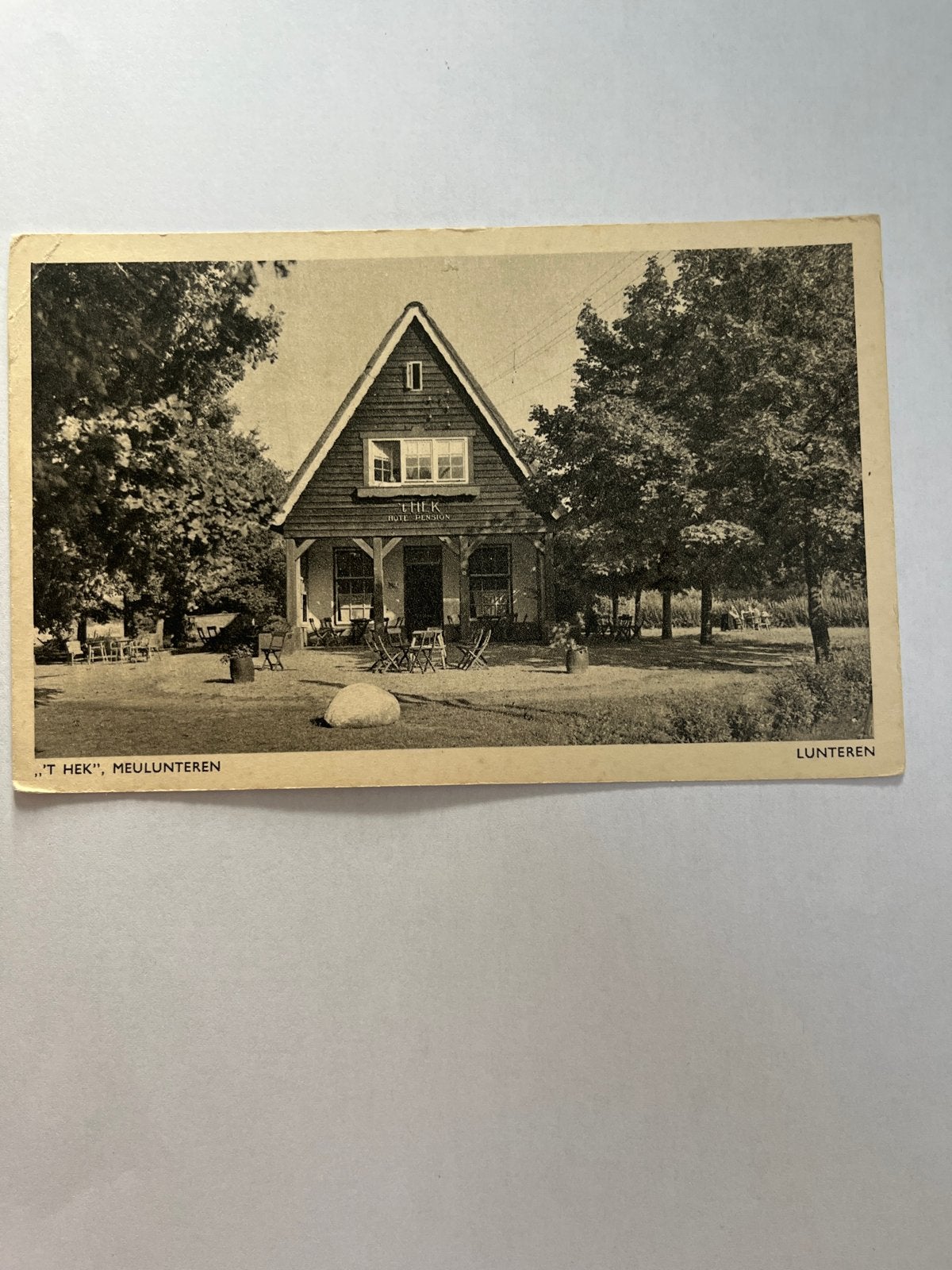 ansichtkaart Lunteren t Hek, Meulunteren,, Ophalen of Verzenden, 1940 tot 1960, Gelopen, Gelderland