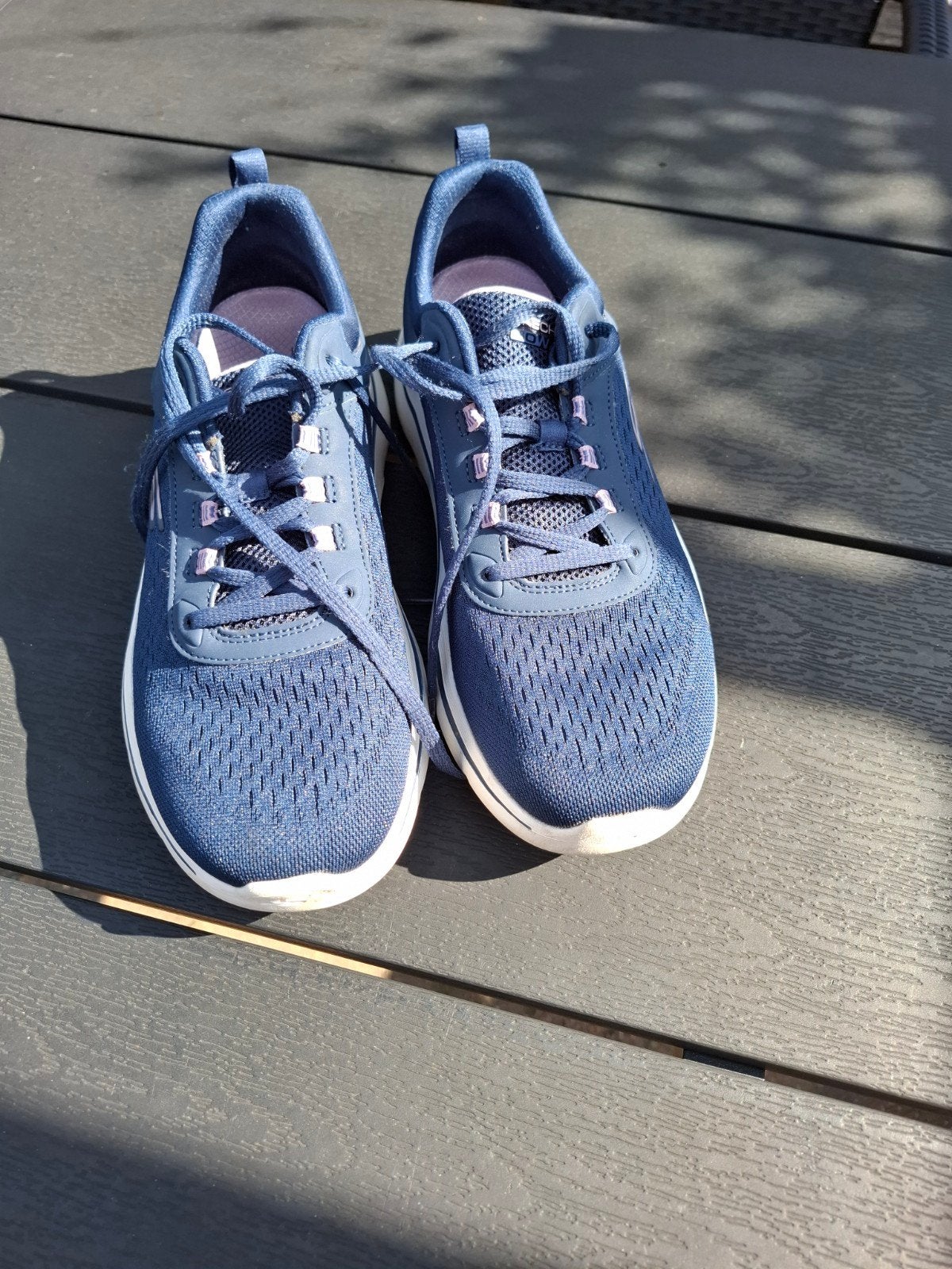 Dames Skechers Arch fit maat 40, Ophalen of Verzenden, Zo goed als nieuw, Blauw, Sneakers of Gympen