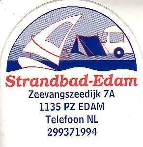 Sticker	Edam Strandbad, Verzenden, Zo goed als nieuw, Bedrijf of Vereniging