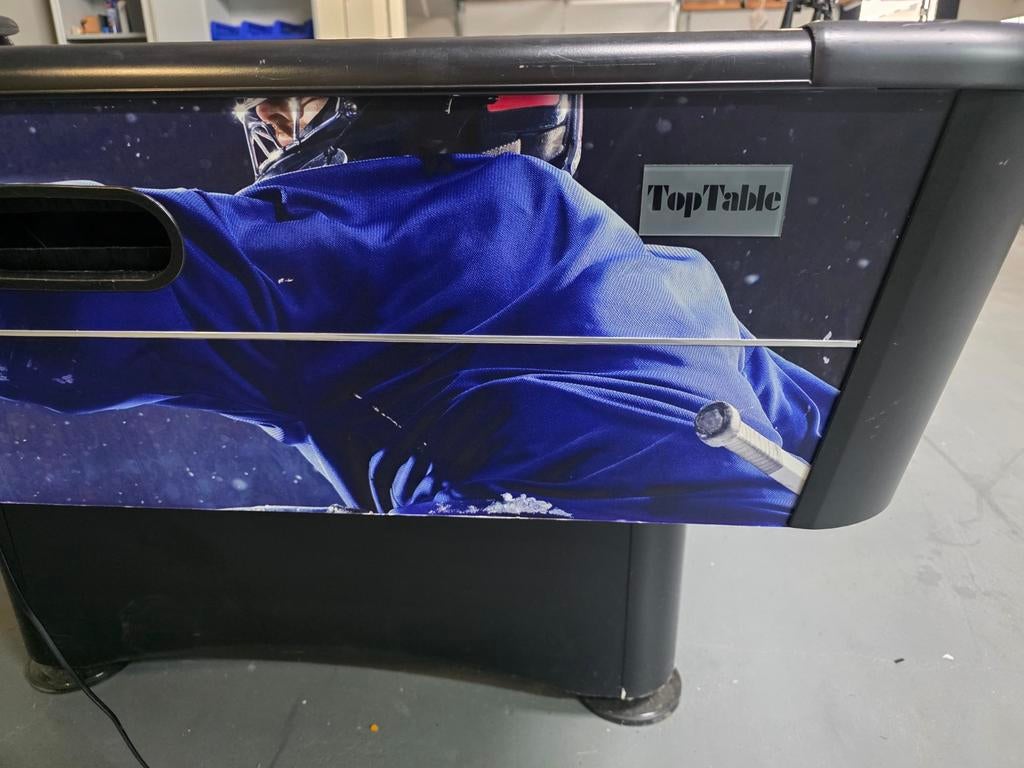 Airhockeytafel van TopTable - Gebruikt maar werkt goed, Ophalen, Gebruikt