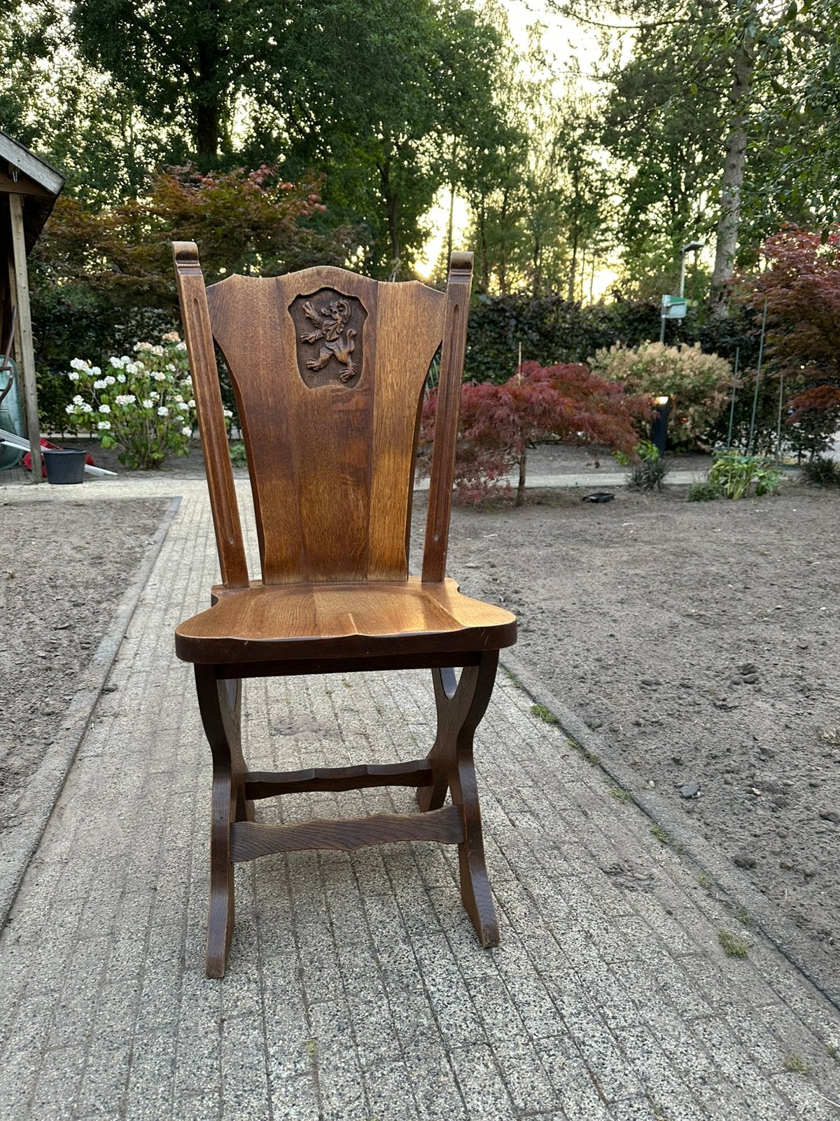 Klooster stoelen houten stoelen eetkamer stoelen, Ophalen