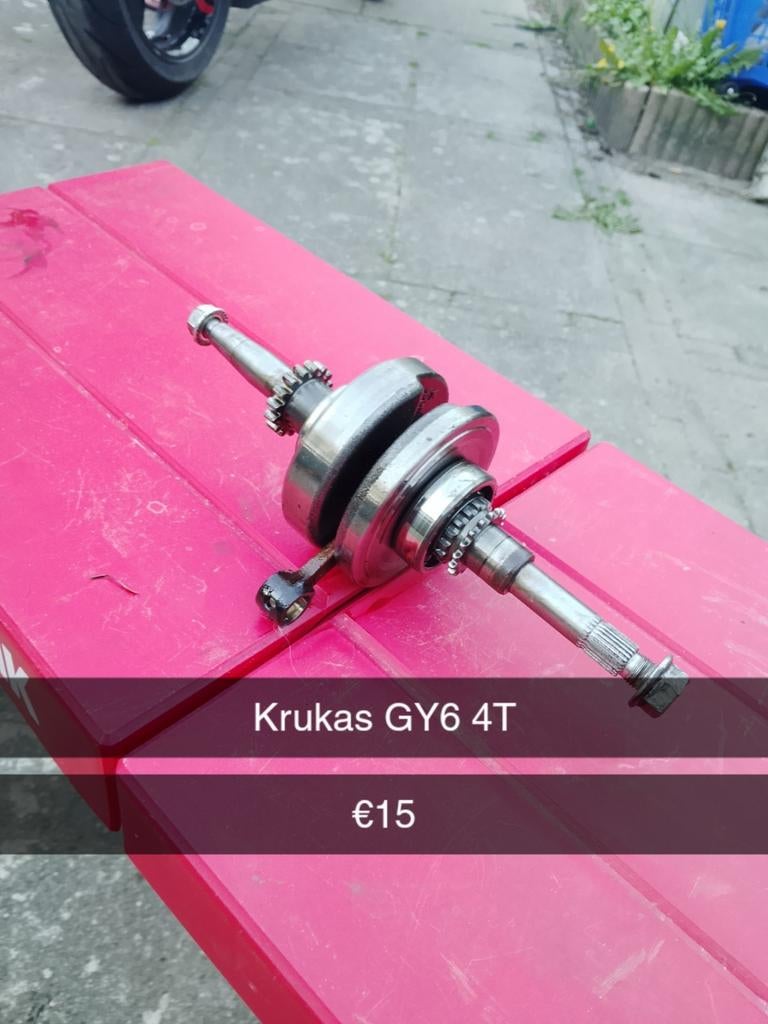 Krukas GY6 4T Scooter Onderdeel, Ophalen of Verzenden, Gebruikt, Overige typen, Overige merken