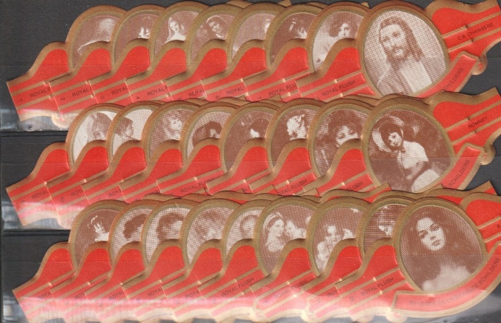 reeks 605   schilders   1-24 sigarenbanden, Verzamelen, Ophalen of Verzenden, Zo goed als nieuw, Sigarenbandjes