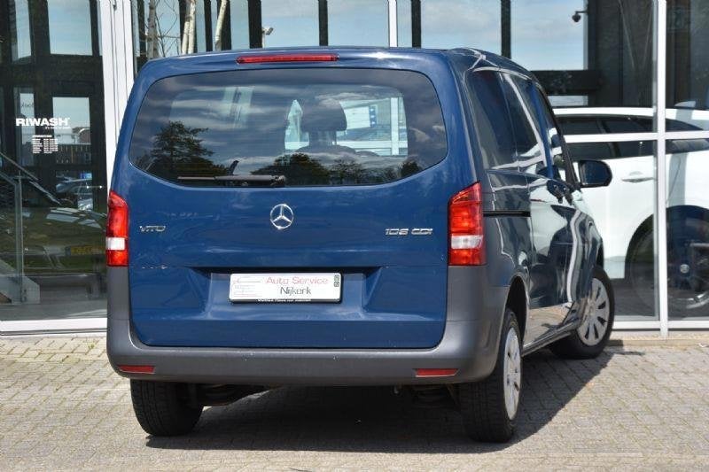 Mercedes-Benz Vito | 1e Eigenaar | Airco | Cruise | BTW | NA, Auto's, Bestelauto's, Euro 5, Stof, Gebruikt, Zwart