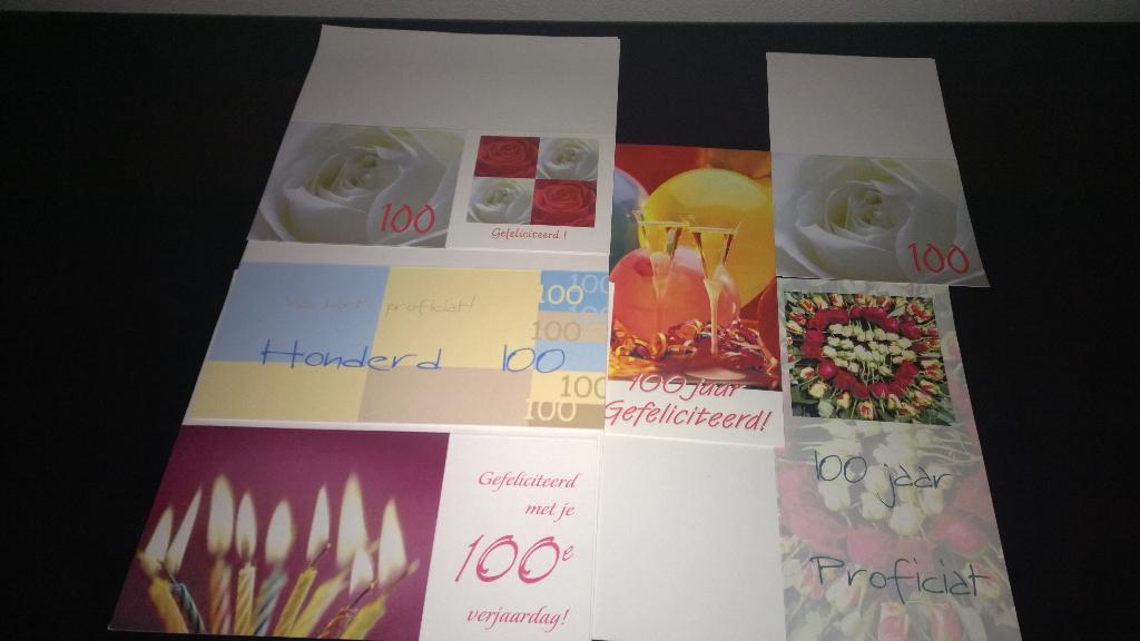 f Oude felicitatie kaarten- 100 jaar + priesterwijding, Hobby en Vrije tijd, Kaarten | Zelfgemaakt, Ophalen of Verzenden, Nieuw