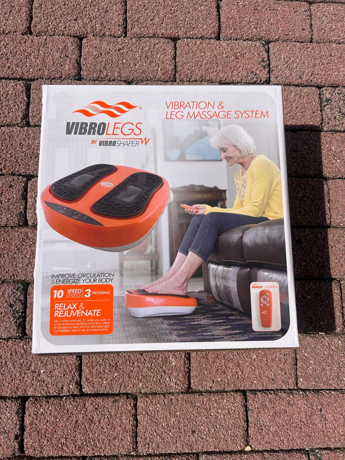 Vibrolegs Voetmassageapparaat - Ontspanning en Circulatie, Ophalen of Verzenden, Zo goed als nieuw, Apparaat