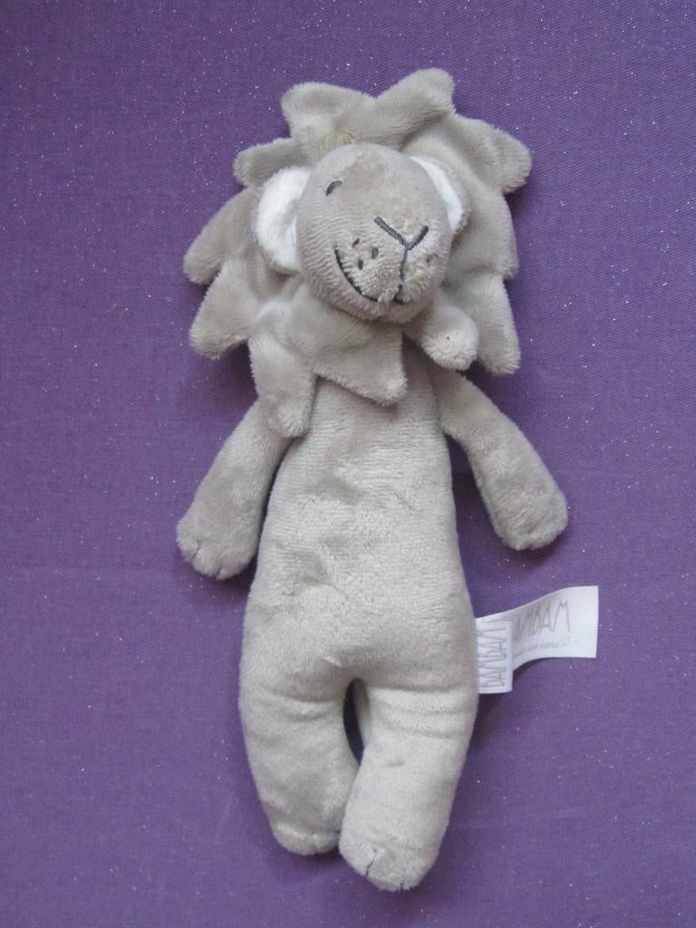 HAPPY HORSE BAMBAM Knuffel LEEUW. 25 CM **Nieuw**, Happy Horse, Grijs, Nieuw, Ophalen of Verzenden
