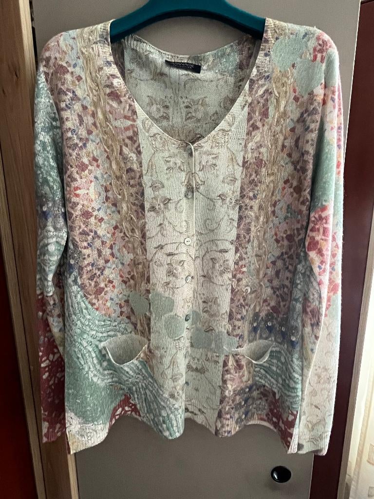 Fijngebreide vest, viscose, maat L, Ophalen of Verzenden, Nieuw, Maat 42/44 (L), Overige kleuren