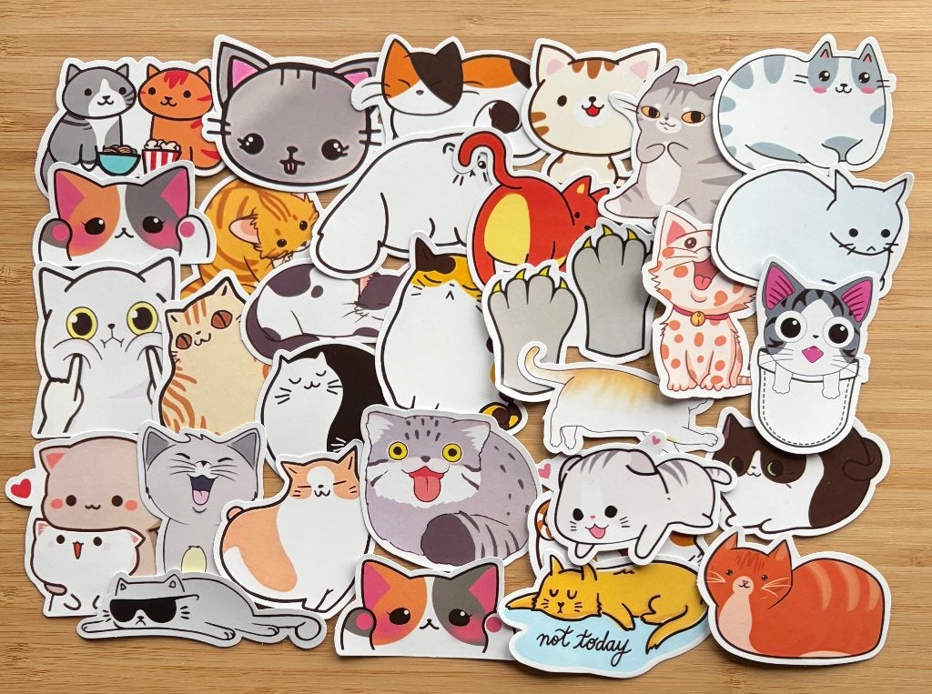 Katten stickers, Verzenden, Nieuw, Meerdere stickers