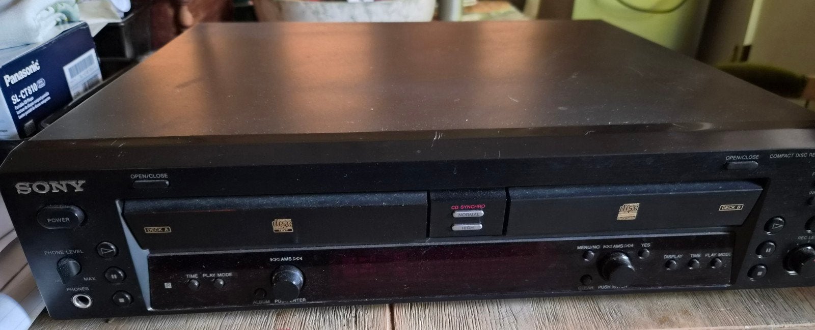 Sony compact disc recorder RCD-W100, Ophalen, Niet werkend, Sony