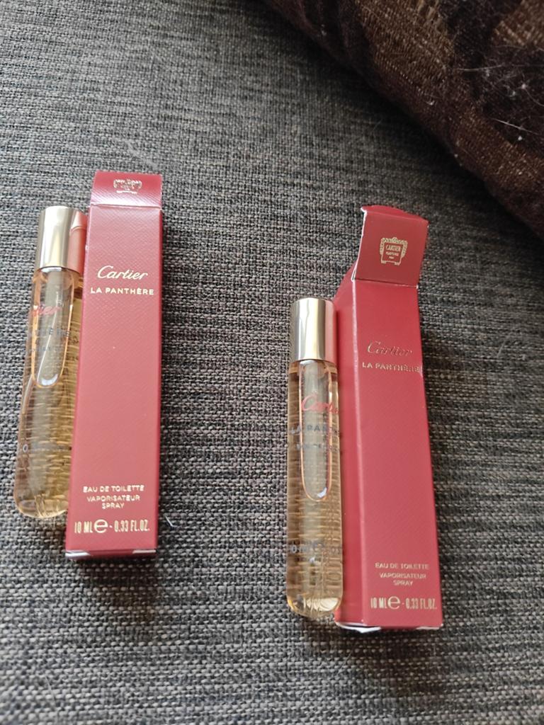 Cartier La Panthere EDT 2 x 10 ml - Eau de Toilette, Ophalen of Verzenden, Nieuw