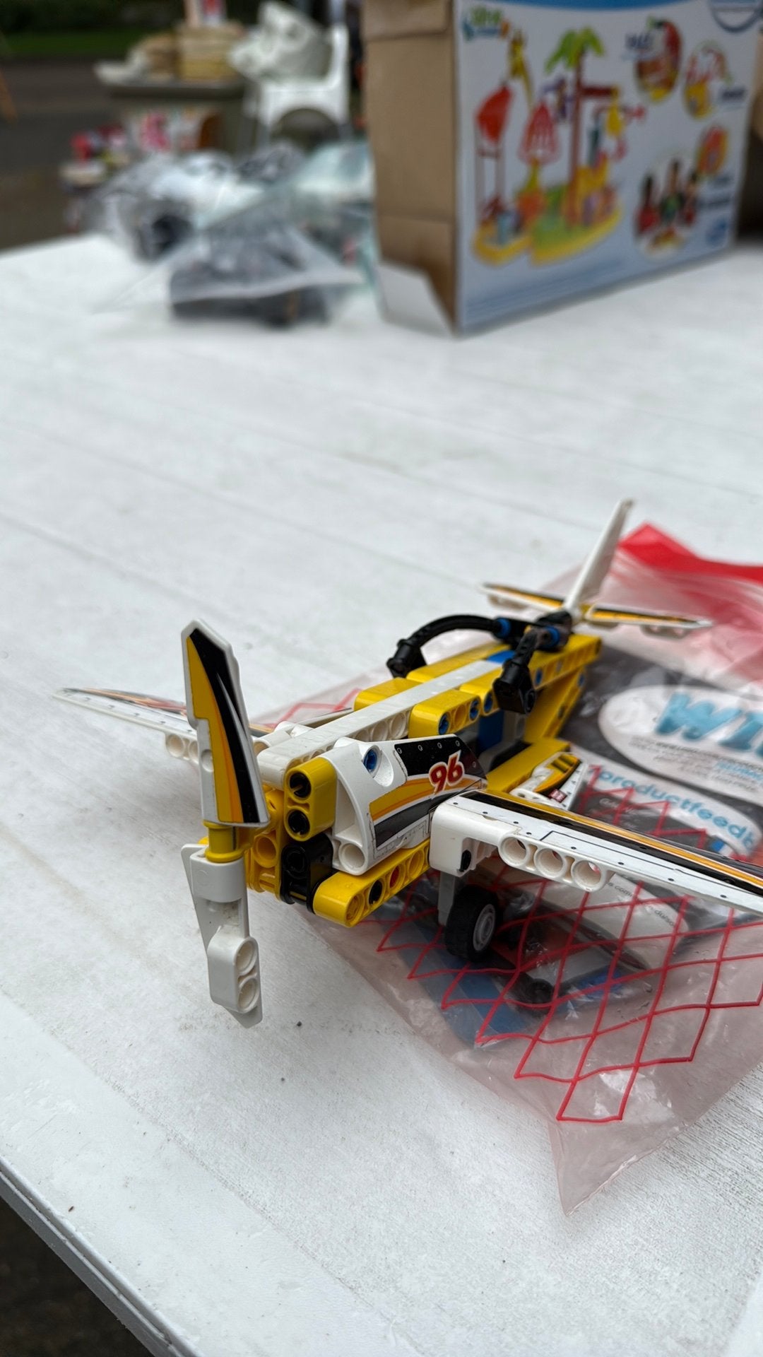 Lego technic 42044 vliegtuig, Gebruikt, Lego, Ophalen of Verzenden, Technic