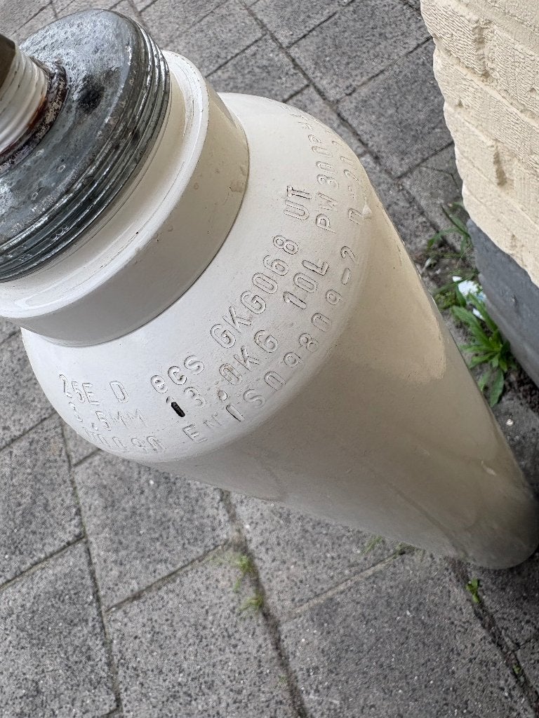 CO2 pcp fles 13 kg 10 l, Dieren en Toebehoren, Vissen | Aquaria en Toebehoren, Ophalen, Zo goed als nieuw