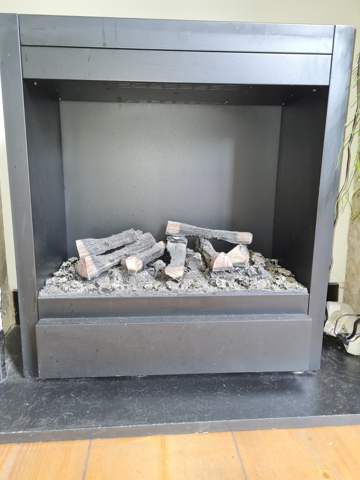 Inzet openhaard met gloeiend hout en kachel met afstandbedie, Ophalen, Vrijstaande haard, Houthaard
