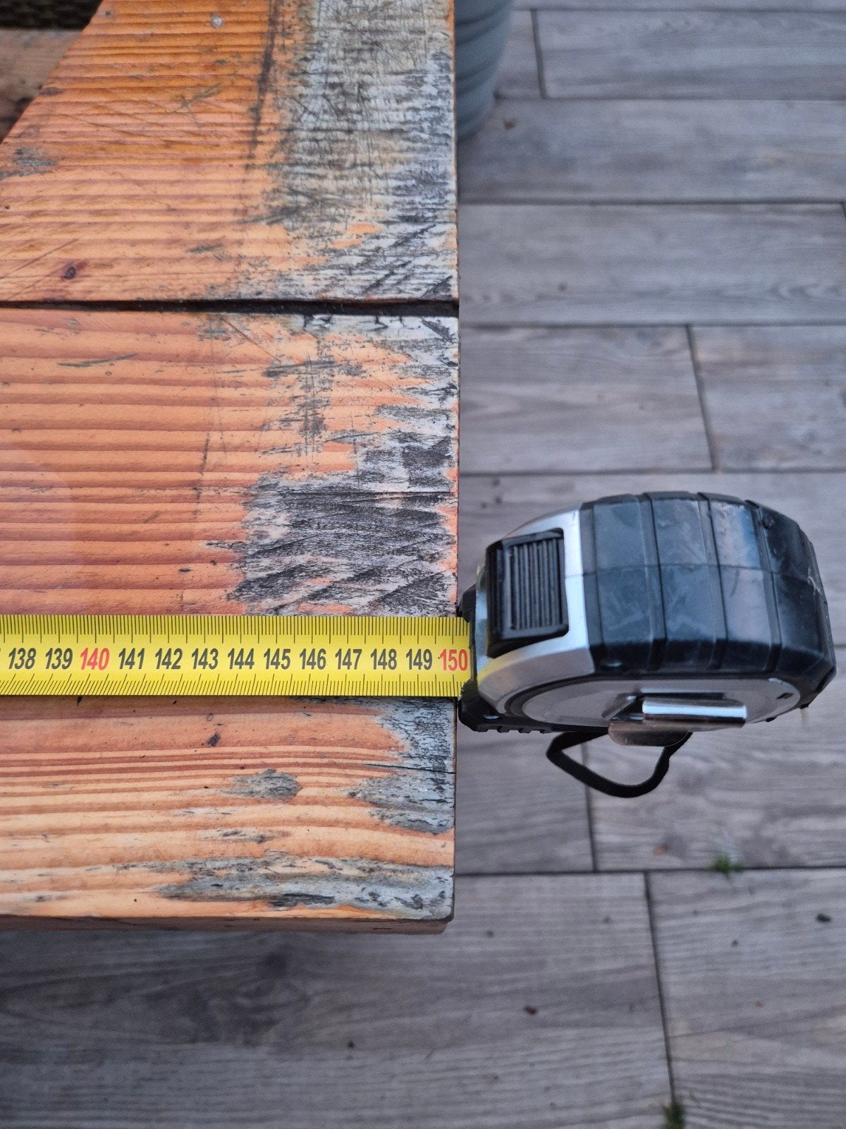 BBQ tafel van Douglas hout - gratis op te halen, Ophalen