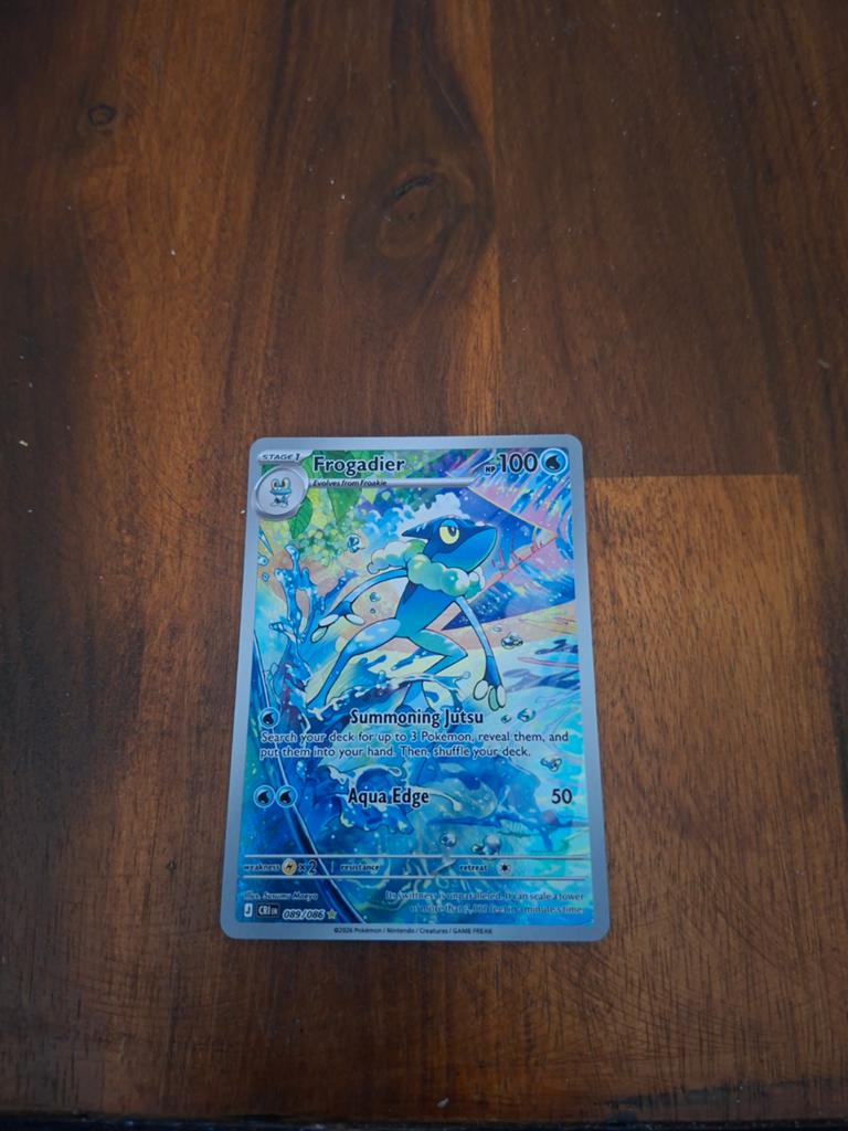 Frogadier 089/086 Chaos Rising Pokémon Kaart, Ophalen of Verzenden, Zo goed als nieuw, Losse kaart