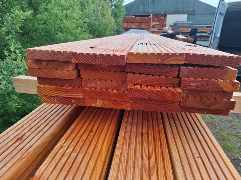 Douglas vlonderplanken 24 st 4 meter bezorgen mogelijk, Ophalen, Nieuw, A, Hout