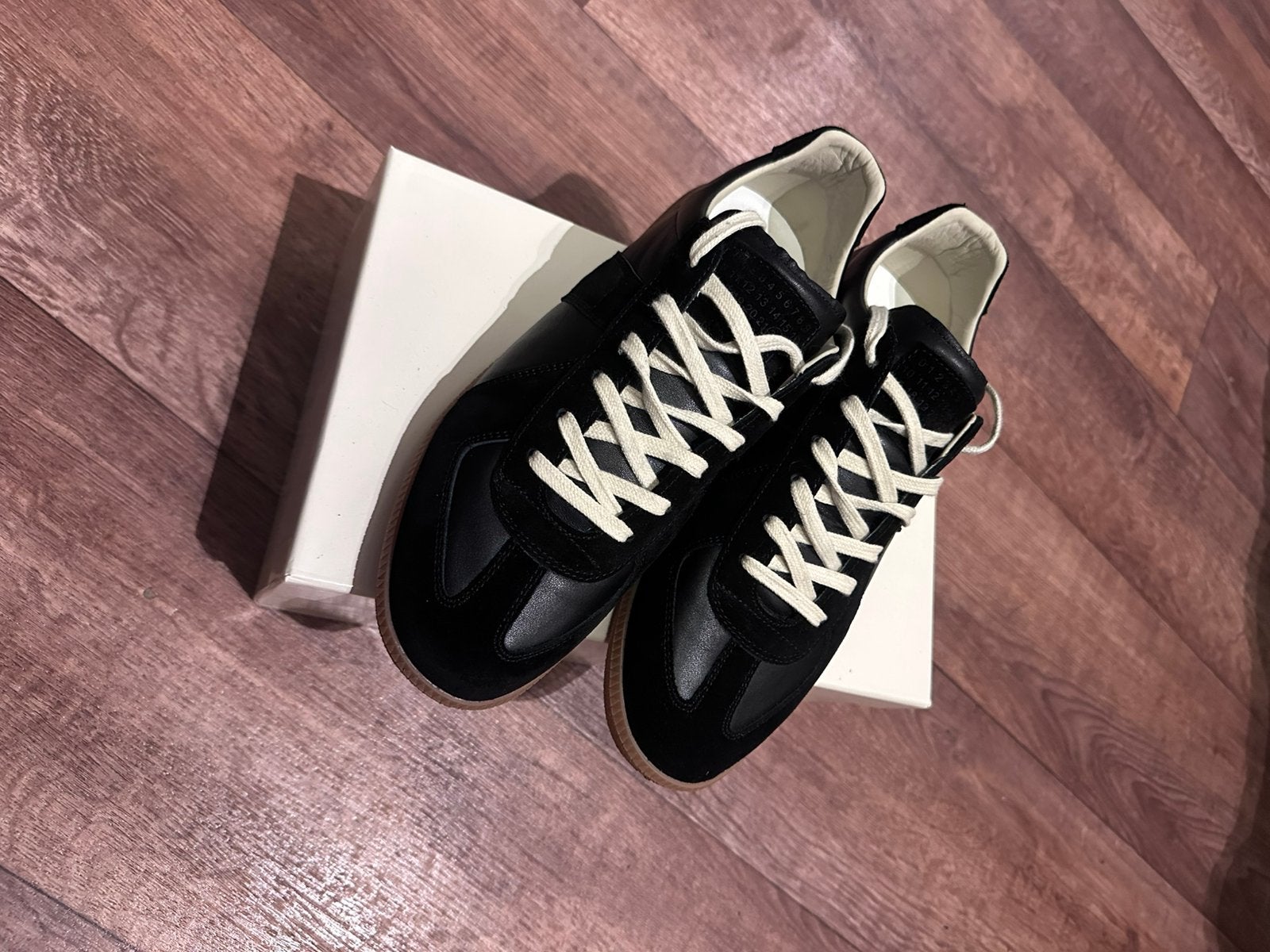 Maison Margiela Gats maat 47, Kleding | Heren, Ophalen, Zo goed als nieuw, Zwart