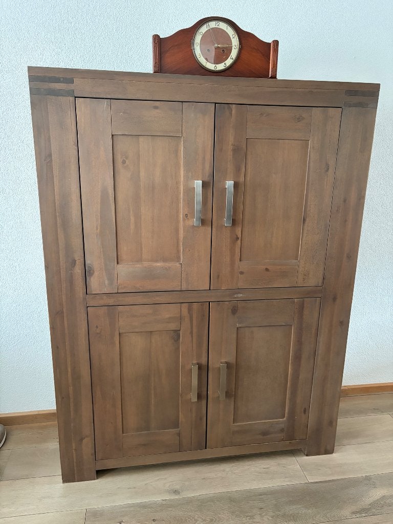 Buffetkast acaciahout, Huis en Inrichting, Ophalen, 100 tot 150 cm, 150 tot 200 cm, 25 tot 50 cm