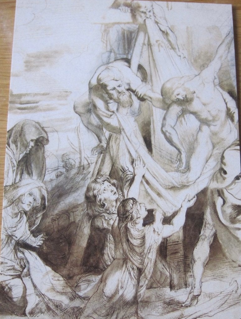 Peter Paul Rubens - kruisafneming - nieuwe ansichtkaart, Ophalen of Verzenden, 1980 tot heden, Ongelopen, Overige thema's