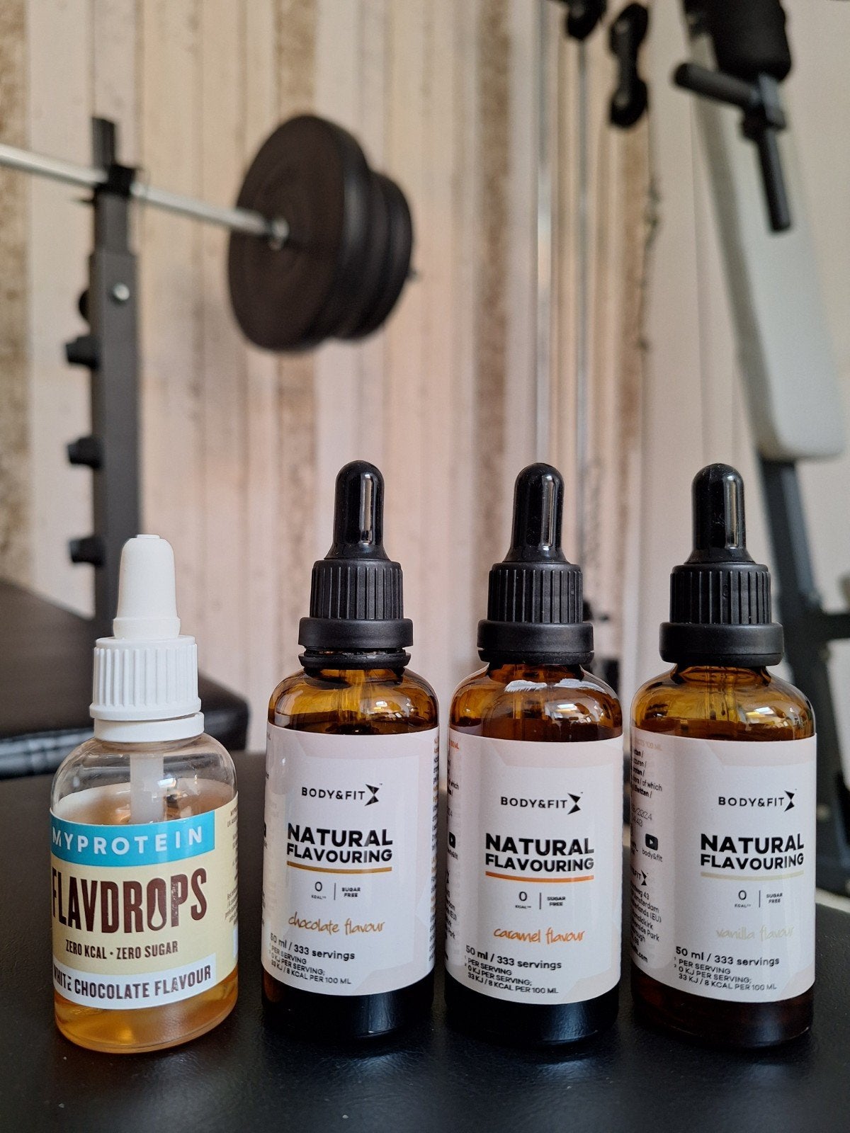 Myprotein Flavdrops & Body&Fit Natural Flavouring, Sport en Fitness, Ophalen of Verzenden, Gebruikt, Poeder of Drank