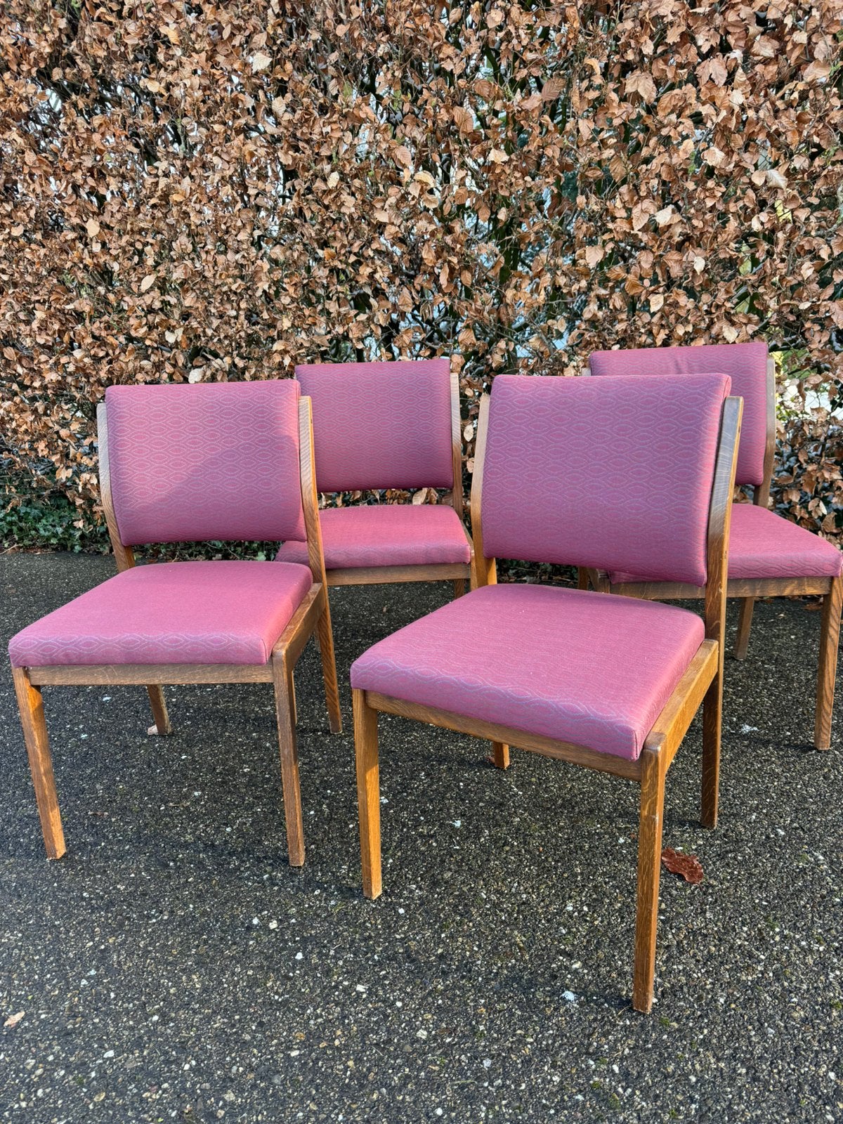 4 eetkamerstoelen vintagd retro jaren 60 SETPRIJS, Huis en Inrichting, Stoelen, Ophalen, Gebruikt, Overige kleuren, Vier