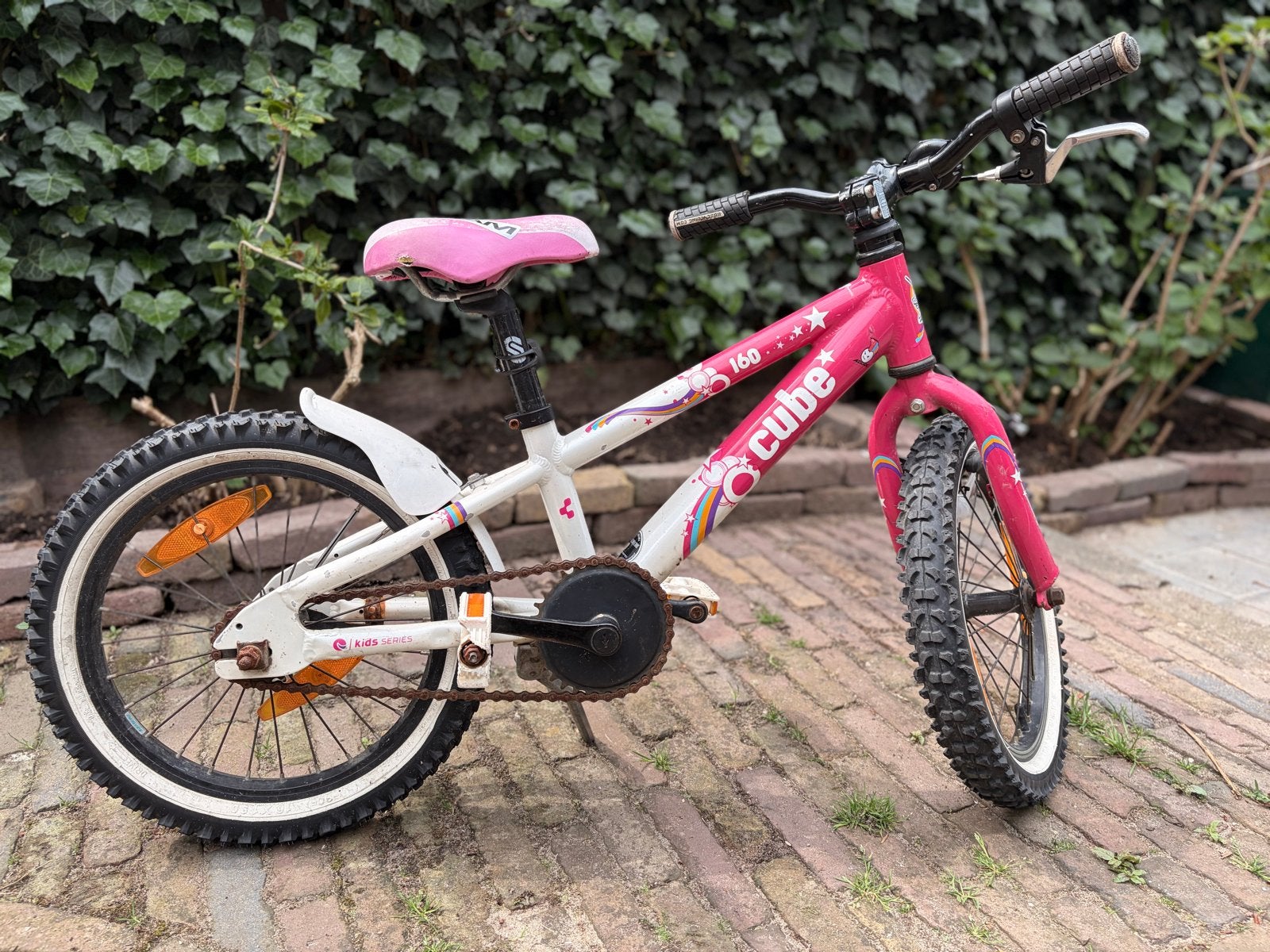 Mountainbike Cube 160 Unicorn Edition (16inch), Ophalen of Verzenden, Gebruikt, Velgrem, 16 tot 20 inch