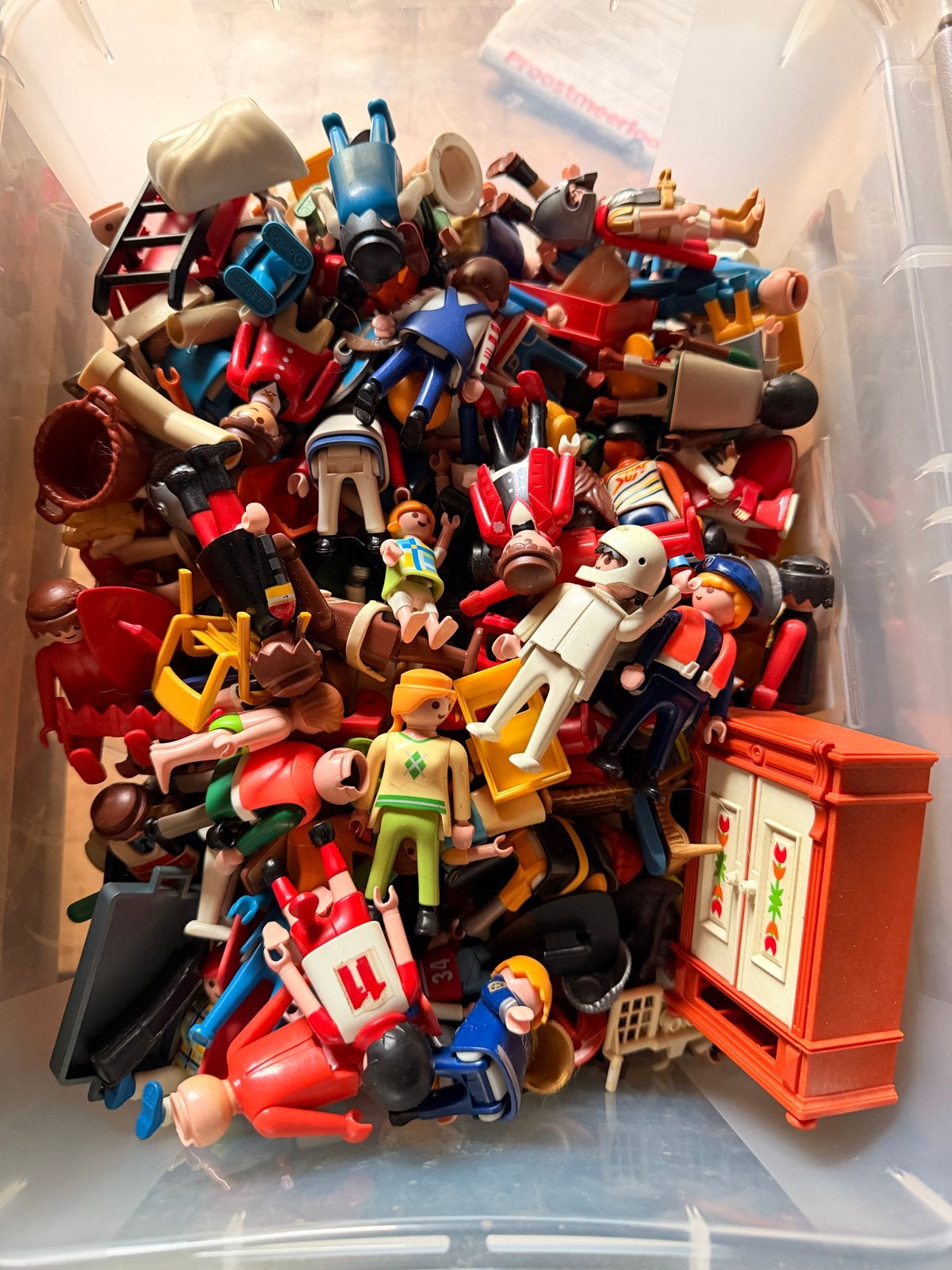 Grote partij oudere Playmobil - Diverse sets en figuren, Gebruikt, Losse onderdelen, Overige typen, Ophalen of Verzenden