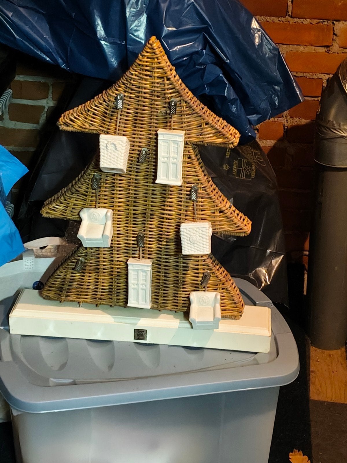 Riviera Maison Rieten Kerstboom, Ophalen