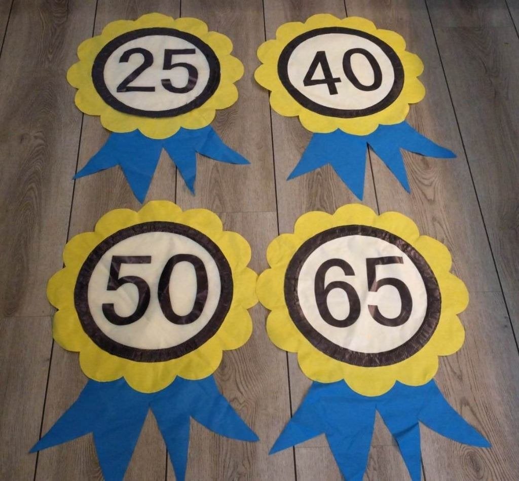 Losse banners voor opblaasfiguren set #3, Ophalen of Verzenden, Nieuw, Abraham of Sarah