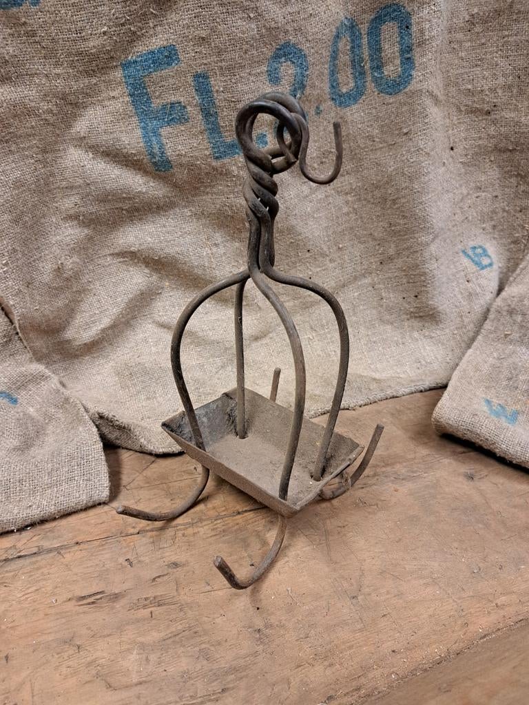 Oud Mijnwerkersbakje Mijnen Nr.3 - Authentiek Stukje Histori, Antiek en Kunst, Curiosa en Brocante, Ophalen of Verzenden