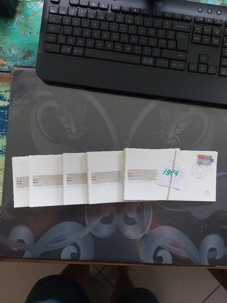 Nederland 1984, FDC E214 tm E223, Postzegels en Munten, Ophalen of Verzenden, Na 1940, Gestempeld