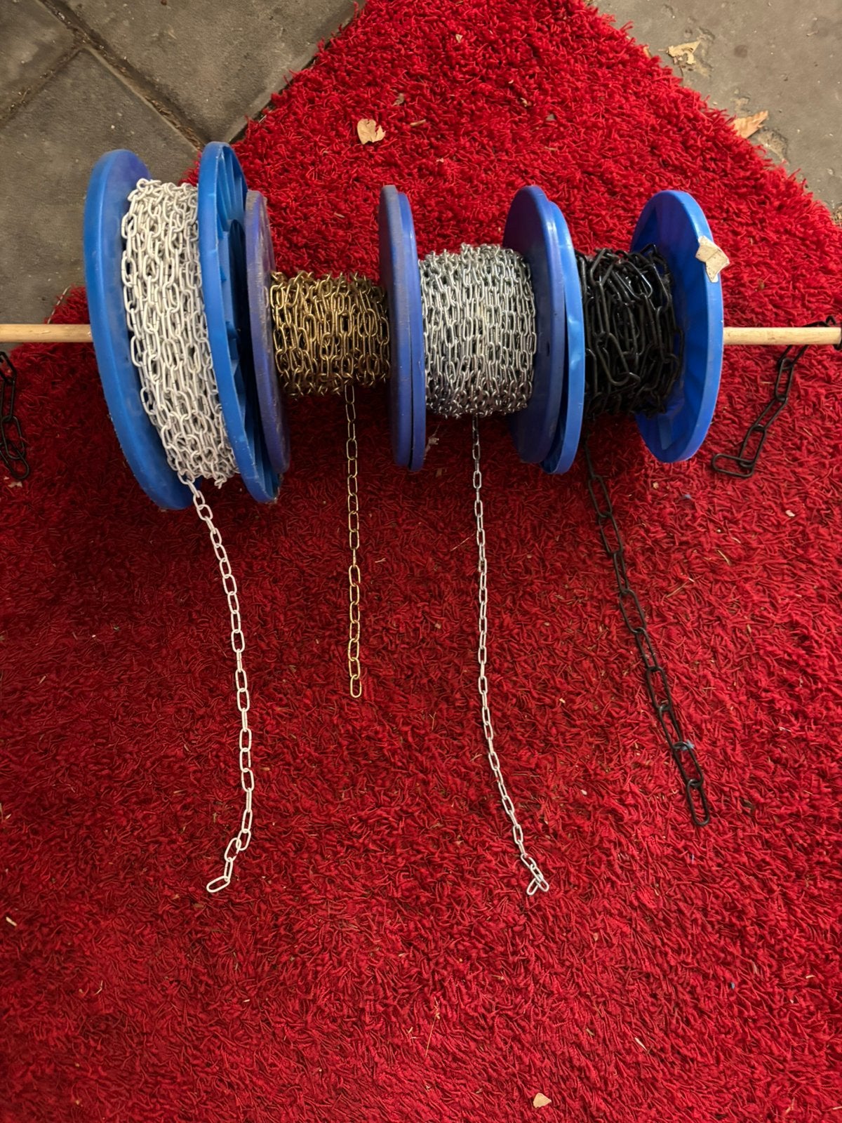 4 soorten ketting ijzer, Doe-het-zelf en Verbouw, Ophalen, Zo goed als nieuw, 250 mm of meer