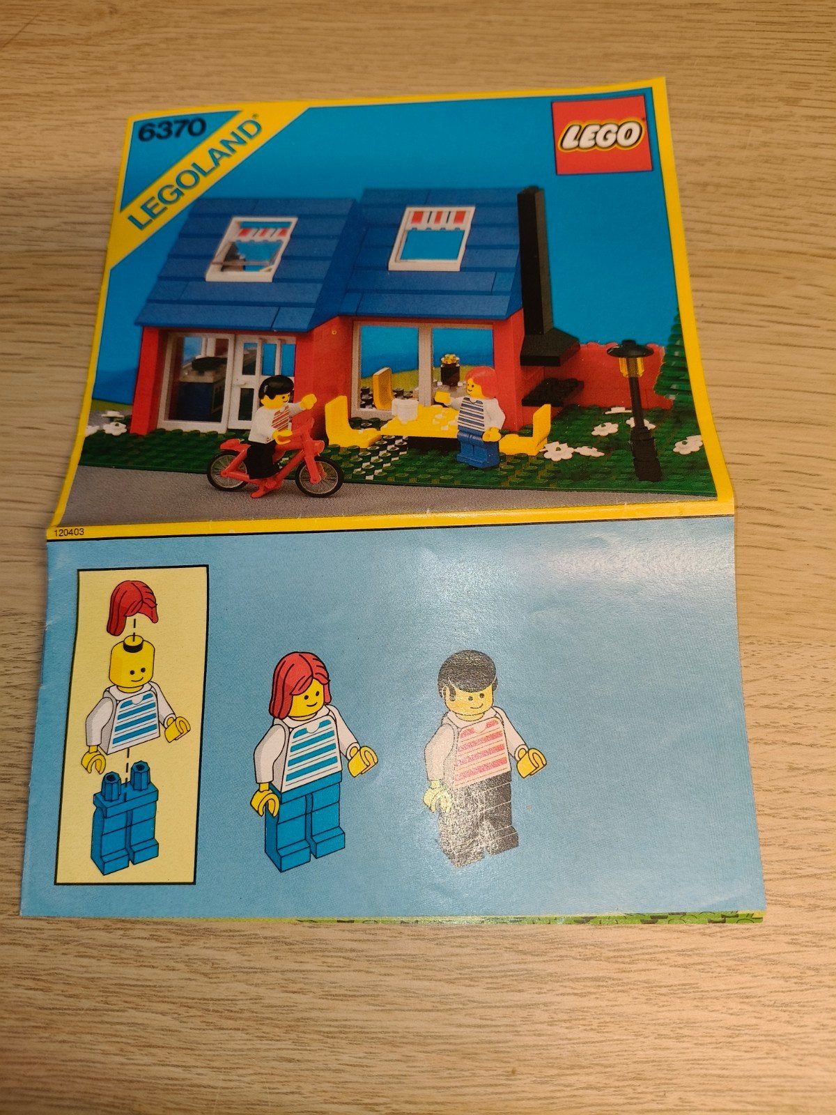 Lego Legoland 6370 Huis met Fiets en Poppetjes, Ophalen of Verzenden, Gebruikt, Overige merken