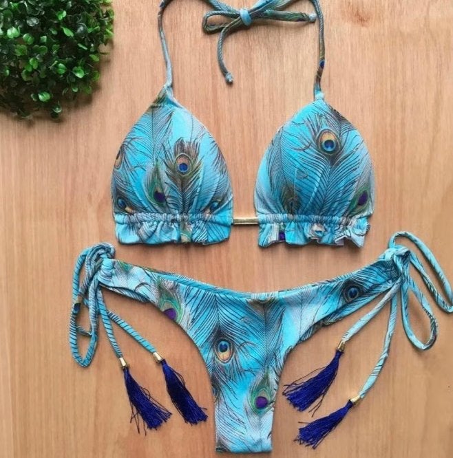 Sexy bikini push up - Met tropisch eiland stijl kleuren, Kleding | Dames, Ophalen of Verzenden, Nieuw, Bikini