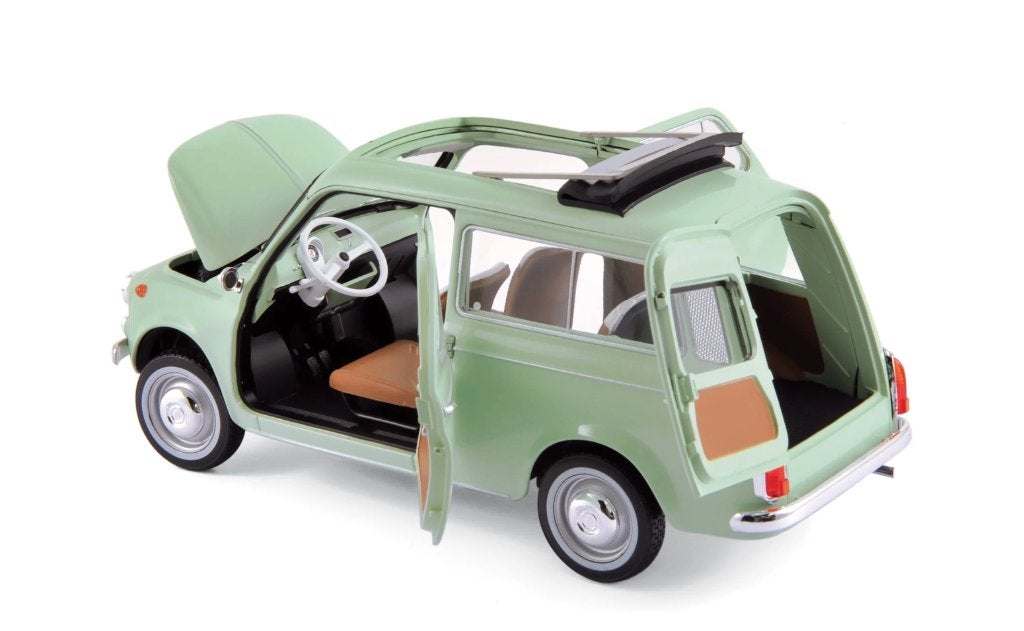 Fiat 500 Giardiniera '62 Groen schaal 1/18 NOREV ref. 187723, Verzenden, Nieuw, Motor, Norev