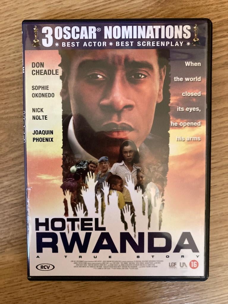 DVD film Hotel Rwanda, Vanaf 16 jaar, Ophalen of Verzenden, Zo goed als nieuw, Waargebeurd drama