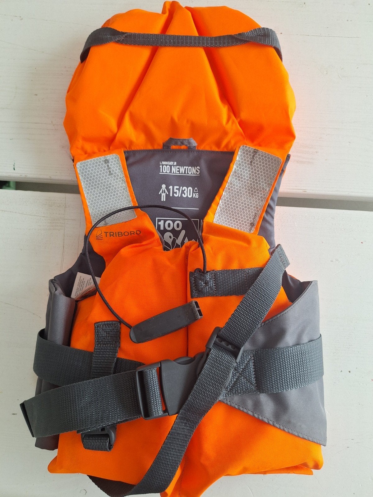 Tribord reddingsvest 100N voor 15-30kg, Watersport en Boten, Ophalen of Verzenden, Gebruikt, Overige typen