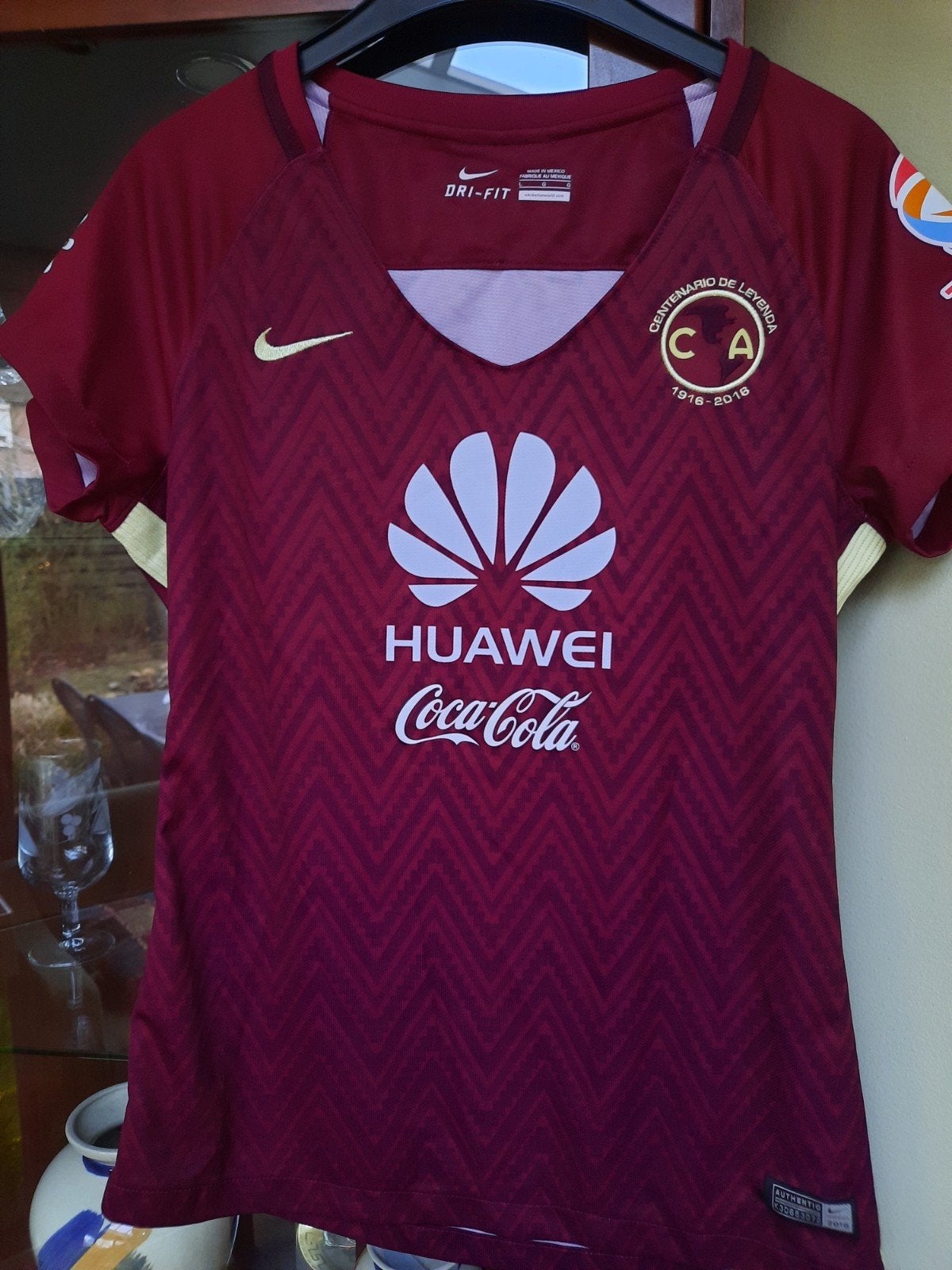 Dames voetbal 2016/17 Club America (L) uniek, Ophalen of Verzenden, Zo goed als nieuw, Buitenlandse clubs, Shirt